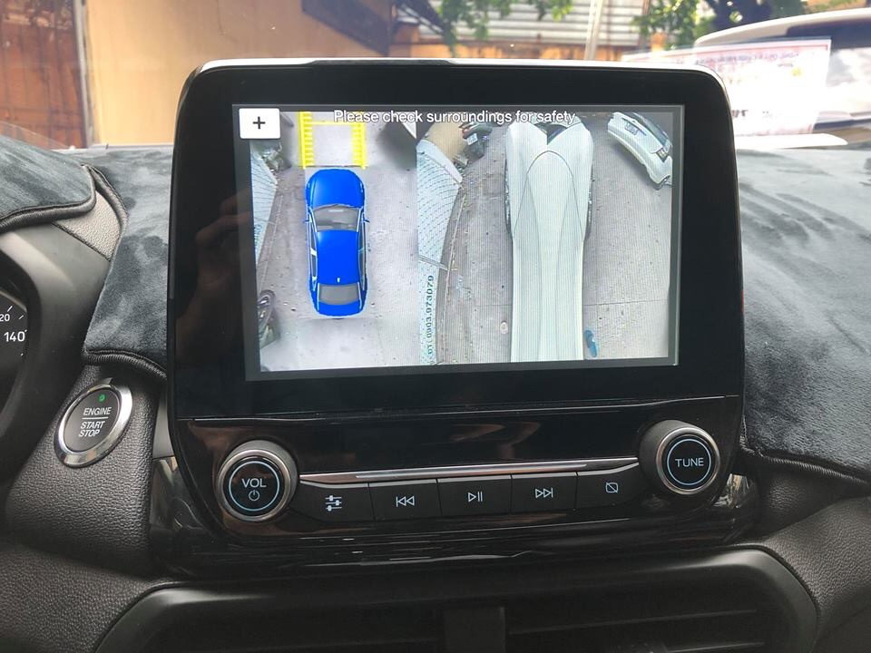 Lắp camera 360 độ Owin 2D cho Ford Ecosport 2018-2019